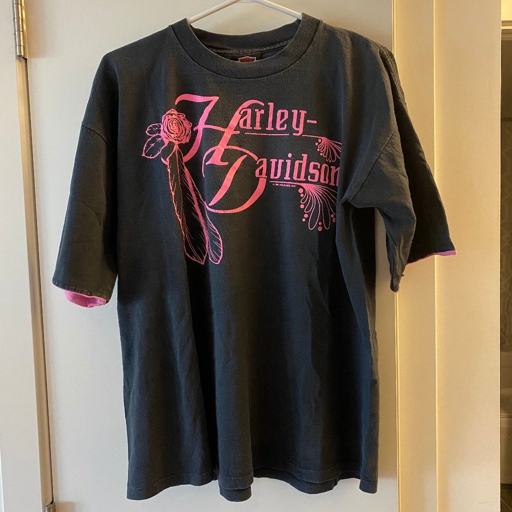 VINTAGE HARLEY DAVIDSON ALAMO CITY TEXAS SIZE XL